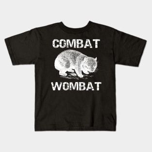 Combat Wombat Kids T-Shirt